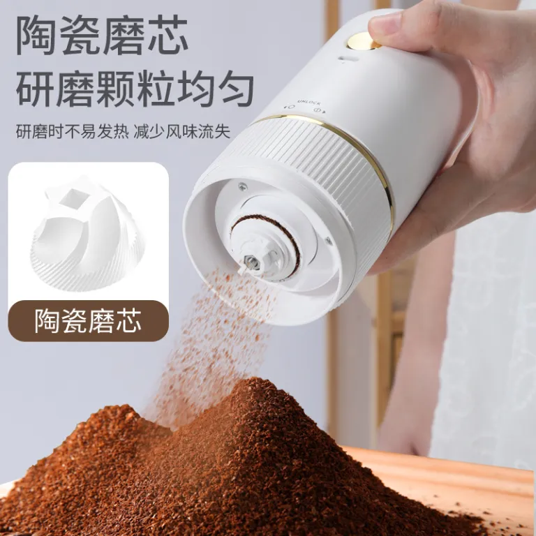 آسیاب قهوه برقی و دستی قابل حمل کوچک خانگی برای اسپرسو و قهوه دمی، محصول پرفروش برون‌مرزی