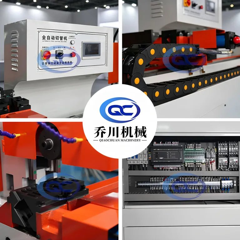425CNC دستگاه برش لوله تمام اتوماتیک، برش دقیق لوله و میله گرد، برش همزمان چندتایی با تغذیه سروو