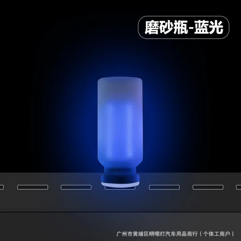 چراغ خواب USB جدید کراس‌بوردر طرح بطری خودرو، چراغ لمسی شیشه‌ای کنار تخت و خودرو، چراغ LED رترو فضاساز