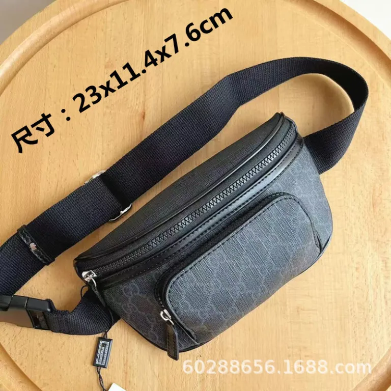 عرضه مستقیم کراس‌بوردر 2025 مدل جدید کیف مردانه m lv مشکی بلک‌واریر کیف کمری کیف سینه چرم طبیعی کیف دوشی کج شیک کیف تک‌دوش