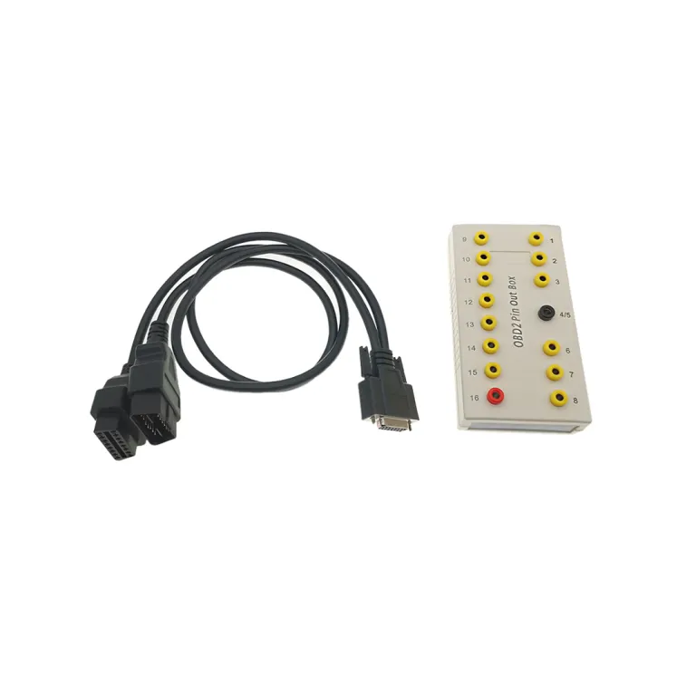 جعبه عیب‌یاب پین‌اوت تشخیصی OBD2 جعبه پین‌اوت