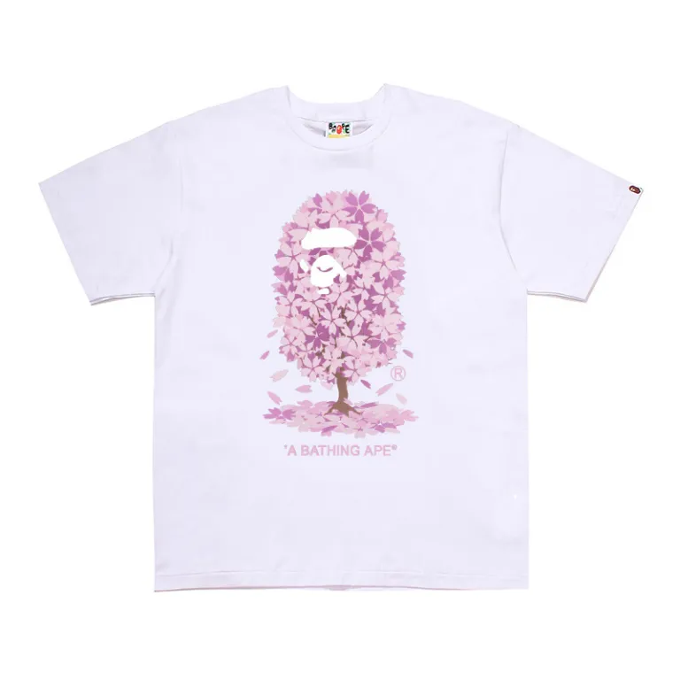 تی‌شرت BAPE تابستانی طرح سر میمون استتاری مردانه و زنانه استایل ژاپنی موجودی عمده