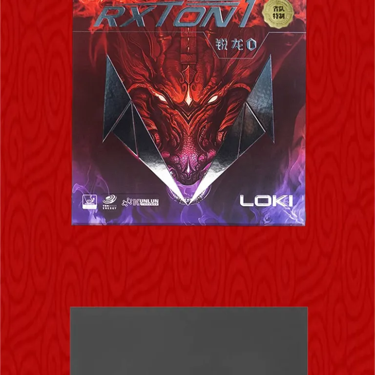 روکش لاستیکی چسبناک راکت پینگ‌پنگ LOKI Thor Ruilong 1 با اسفنج الاستیک بالا اصل