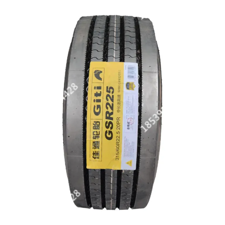 تایر کامیون جی‌تی315/60R22.5 تایر تیوبلس کامیون تایر خودروهای تجاری جی‌تیGSR225