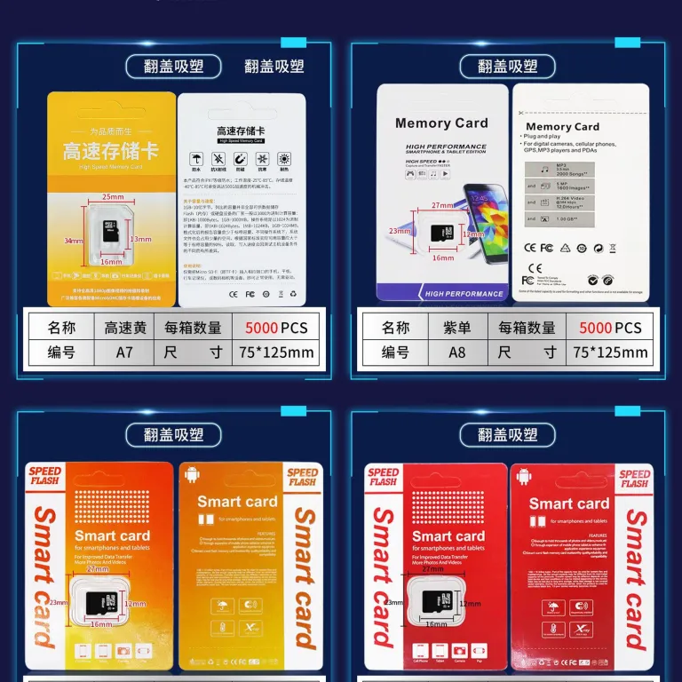 کارت حافظه TF Micro SD پرسرعت 1TB 512G 256G 128G 64G 32G