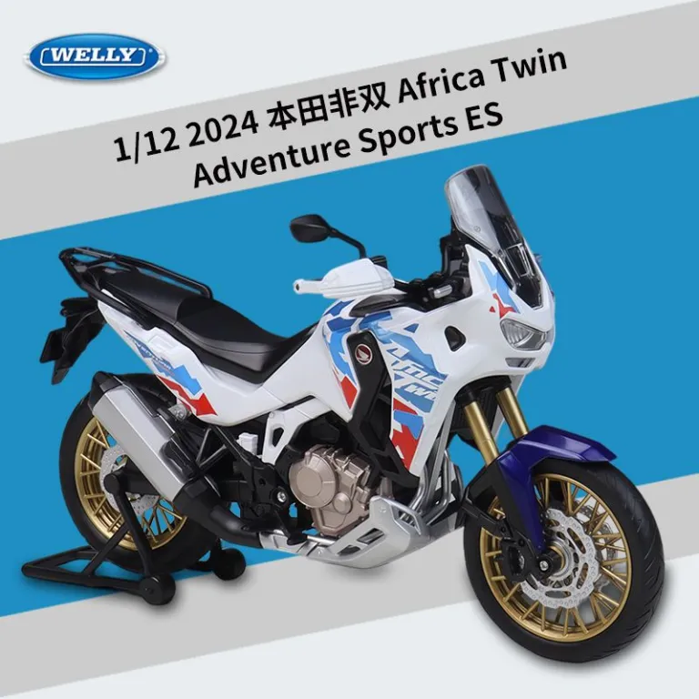 WELLY 1:12 مدل موتورسیکلت آلیاژی شبیه‌سازی شده هوندا Africa Twin Adventure