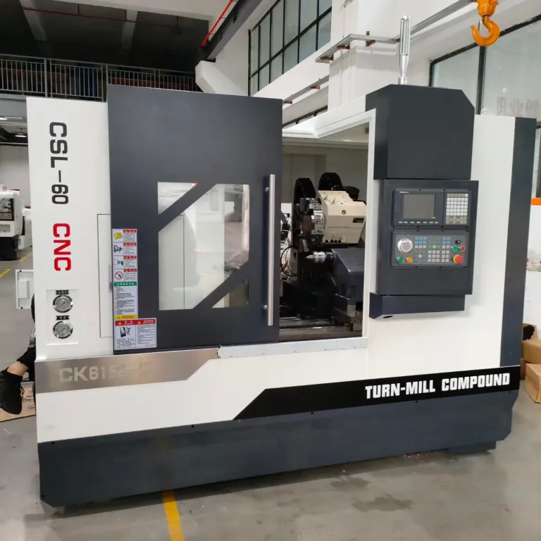 تراش CNC CK6146 ماشین فرز-تراش مرکب با مرغک ثابت تولیدکننده ژونگشان گوانگ‌دونگ مدل پرفروش