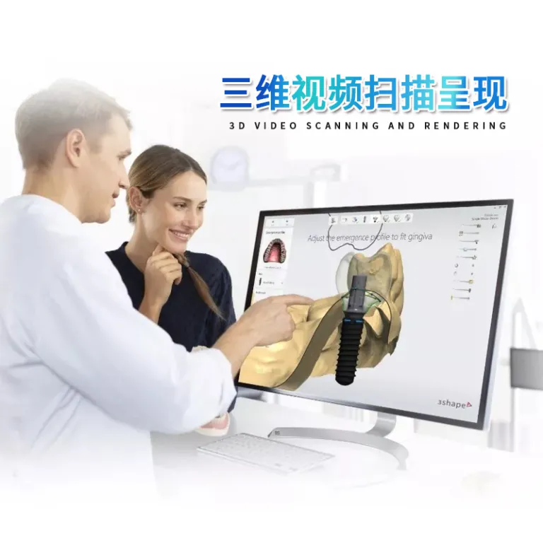 اسکنر داخل دهانی سه‌بعدی دندانپزشکی 3D برای قالب‌گیری دیجیتال، دستگاه یکپارچه با کامپیوتر مخصوص کلینیک دندانپزشکی