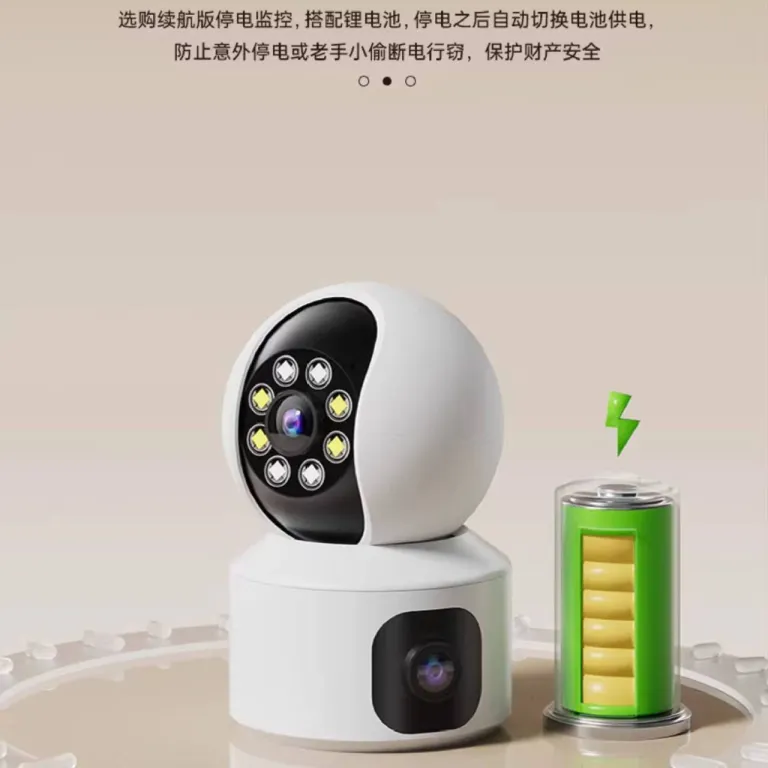 دوربین وای‌فای خانگی شیائومی مناسب روتر شیائومی با دید 360 درجه بدون نقطه کور، کیفیت HD و هوش مصنوعی برای نظارت از راه دور با موبایل