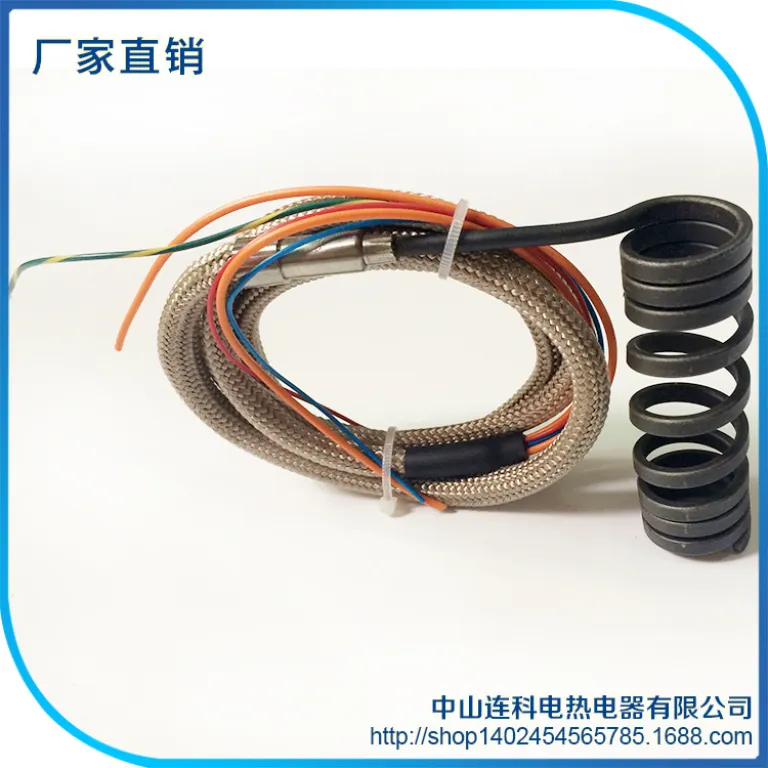 هیتر تعبیه‌شده استیل ضدزنگ کارخانه‌ای برای سیستم راهگاه گرم تزریق، نازل و گیت با فنر 220V