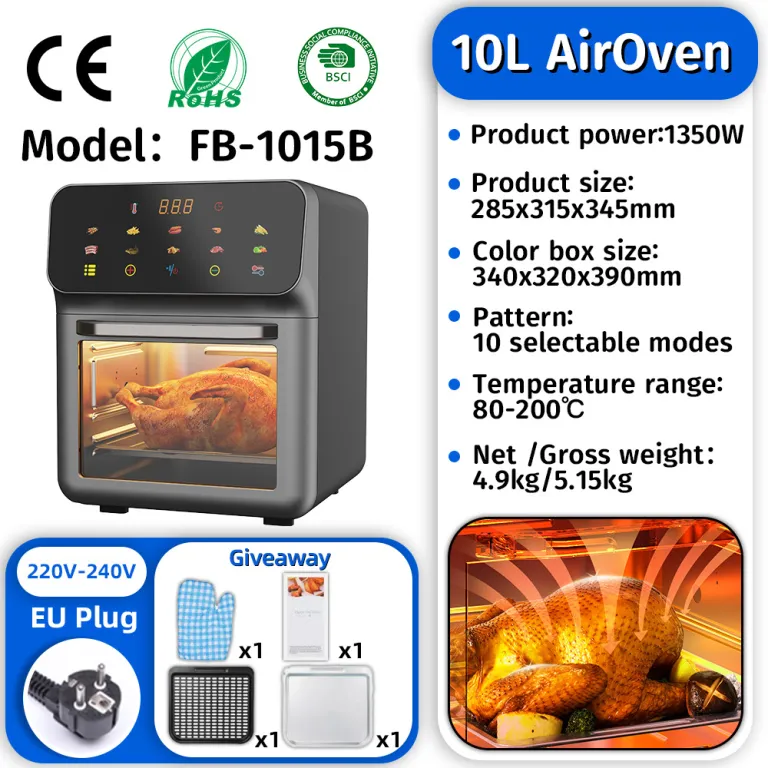 2026 سرخ‌کن بدون روغن مدل جدید خانگی، دستگاه چندکاره سرخ‌کن و فر airfryer سفارشی 6 لیتر