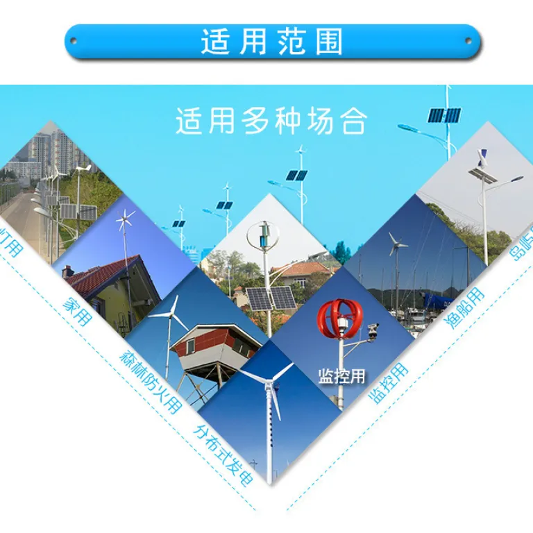توربین بادی فانوس قرمز زیشی، توربین بادی Windturbine، باتری 100W پرقدرت خانگی خارج از شبکه