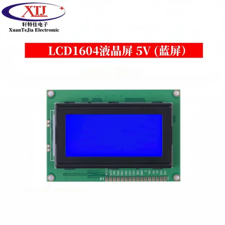صفحه آبی/زرد-سبز 1602A/1604A/2004A/12864B صفحه LCD 5V با نور پس‌زمینه IIC