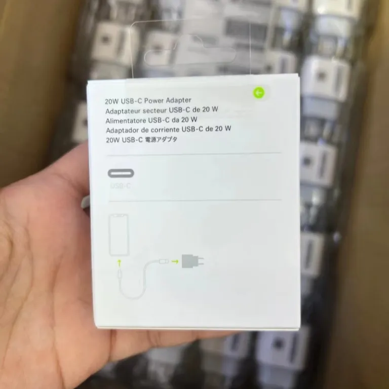 PD20W آداپتور شارژ سریع استاندارد اروپا مناسب iPhone18/17 اپل 16/13 شارژر گوشی PD شارژ سریع