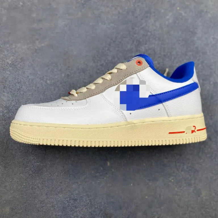 AF1‘07 کفش کتانی ساق کوتاه / کفش راحتی، دوخت لبه‌دار با جعبه اصلی و کفی هوا کامل