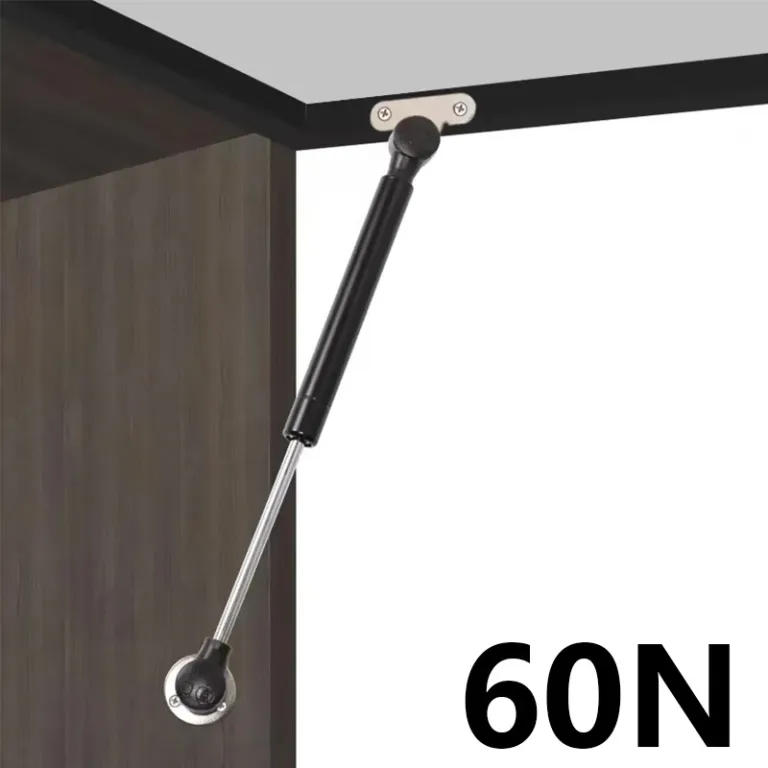 جک آرام‌بند درب کابینت شیشه‌ای، میله پنوماتیک بالابر درب، ضربه‌گیر هیدرولیک کوتاه، توقف در هر موقعیت، تولید کارخانه