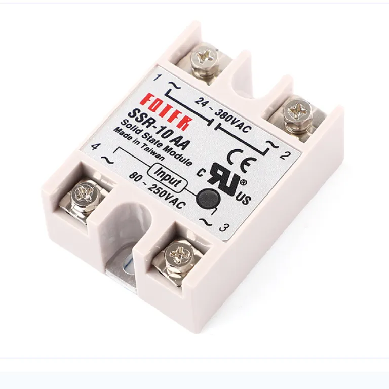 رله حالت جامد تک‌فاز کنترل AC SSR-10AA بدون کنتاکت SSR-40AA 25AA صادراتی