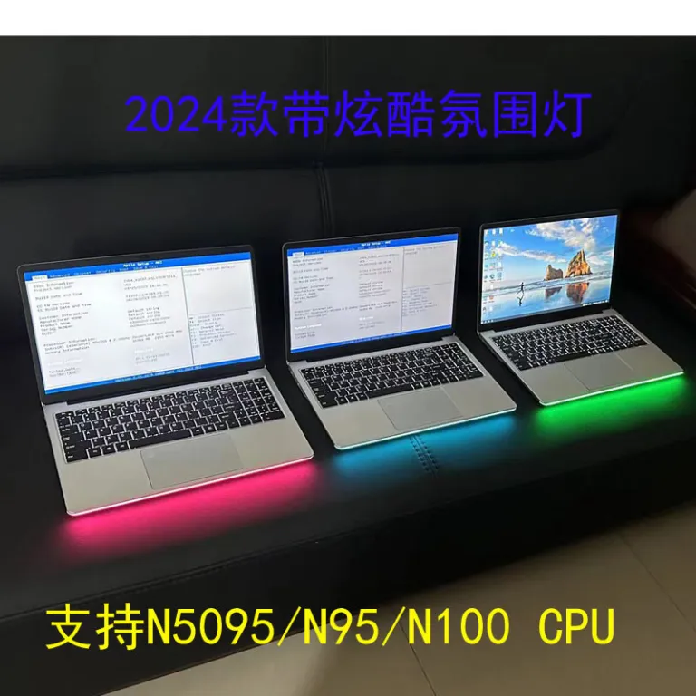 لپ‌تاپ 15.6 اینچی N5095 16GB با حسگر اثر انگشت و نور پس‌زمینه، صفحه‌کلید روسی