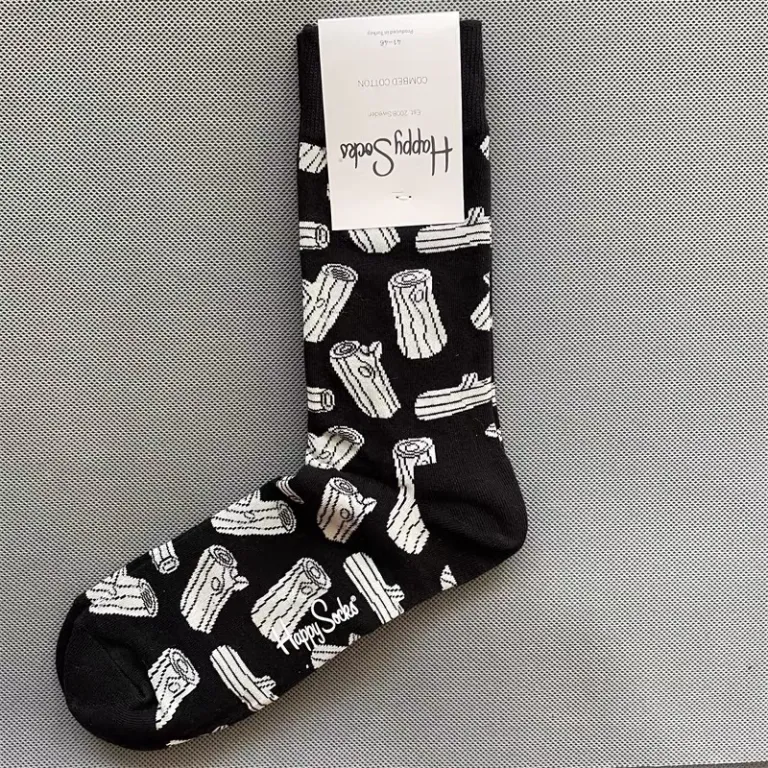 جوراب رنگی HappySocks مردانه طرح کارتونی فانتزی اینستاگرامی ساق‌متوسط بیرونی خیابانی