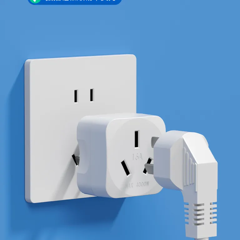 مبدل پریز 10a به 16a پرقدرت 16a مخصوص کولر و بخاری عرضه مستقیم کارخانه