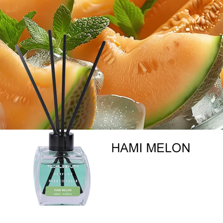 120ML دیفیوزر چوبی با اسانس طبیعی، خوشبوکننده هوا مناسب اتاق خواب، دفتر کار و منزل