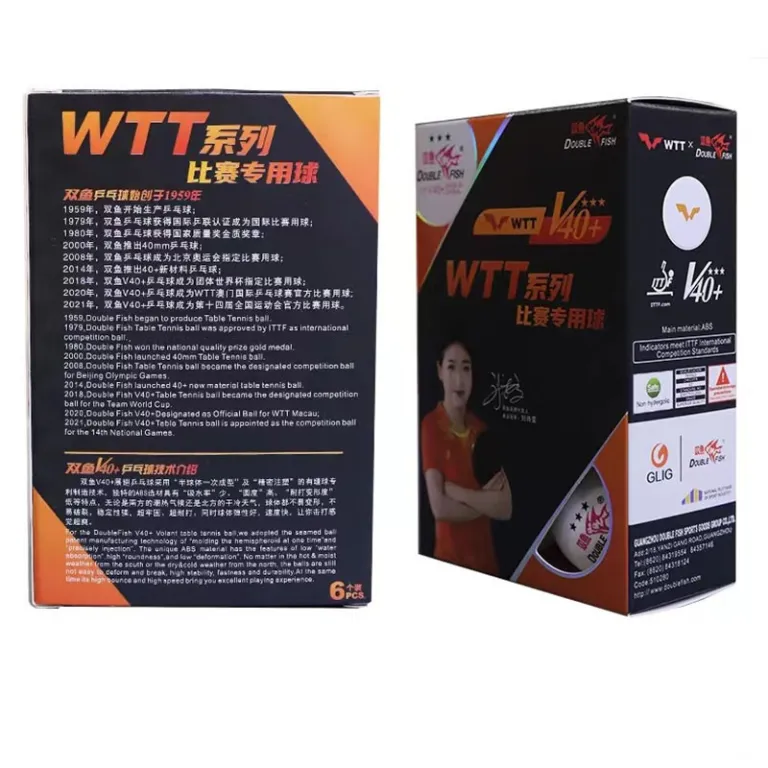 توپ تنیس روی میز سه‌ستاره شوانگیو WTT پاریس با مواد جدید 40