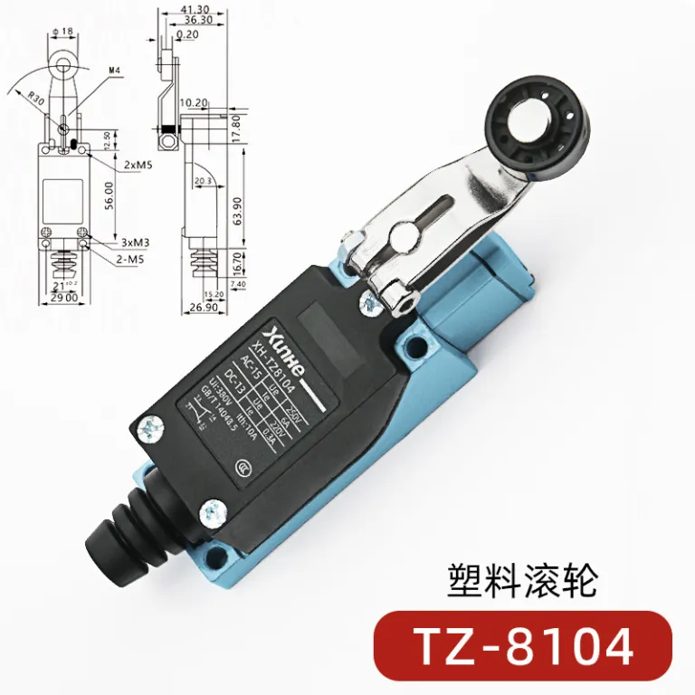ME-8108 کلید محدودکننده خودبازگشت میکروسوئیچ تماسی محدودکننده TZ-8101 کلید مسیر