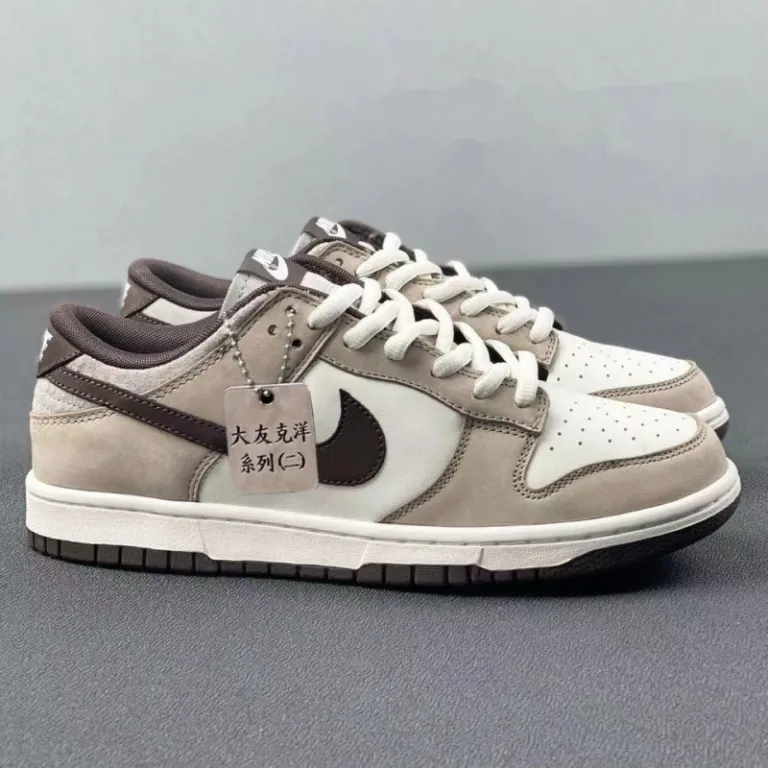 کفش اسکیت‌بورد ساق‌کوتاه سری دایو کاتسوهیرو Dunk Low اورجینال پوتیان، کفش ورزشی مردانه و زنانه، طرح جفت