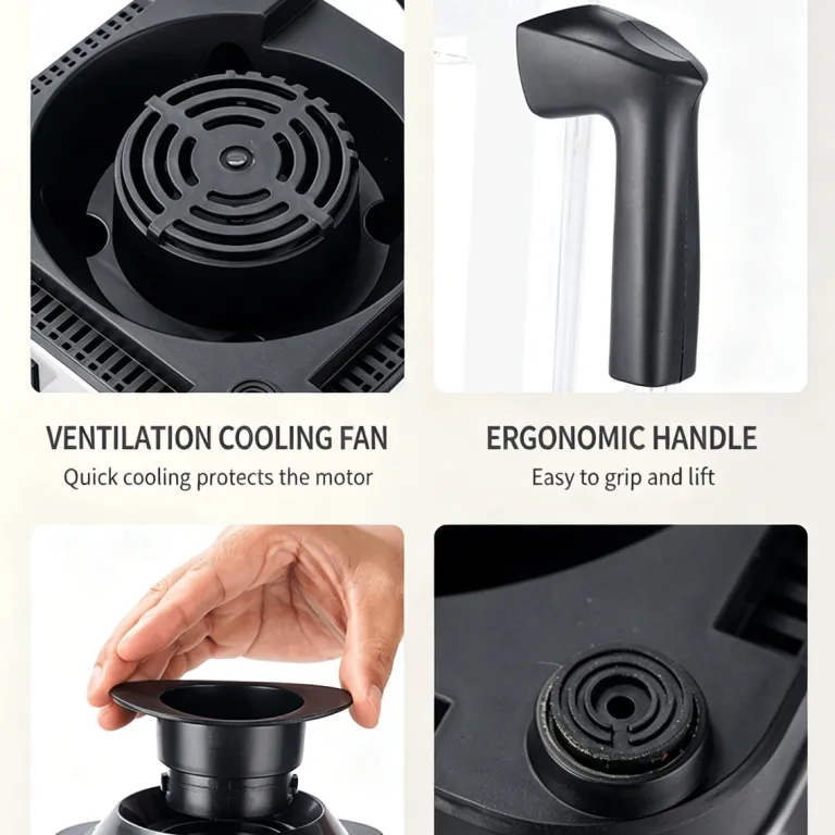 مخلوط‌کن استیل ضدزنگ چندکاره با ظرفیت بالا برای آبمیوه، شیر سویا و آسیاب