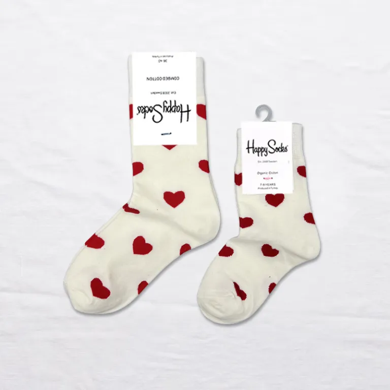 جوراب بچگانه HappySocks طرح کارتونی ساق متوسط مدل هایپی مناسب دختر و پسر برای استفاده بیرون از منزل طرح بامزه عمده و خانوادگی
