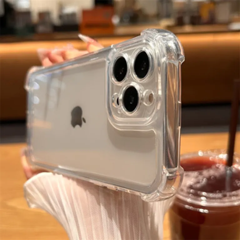 قاب گوشی مناسب اپل iPhone12 mini7 شفاف 13PromaxPC6 سخت 11XS ضد ضربه و ضد لرزش