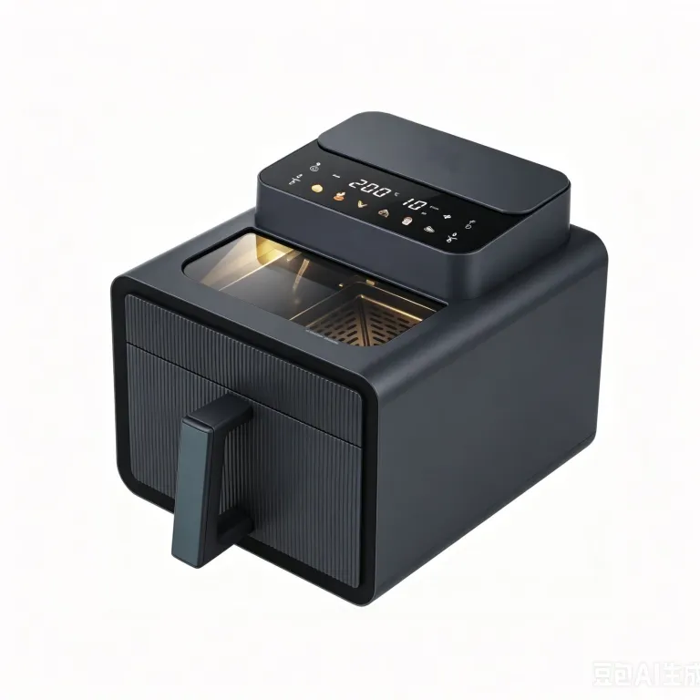 سرخ‌کن بدون روغن Airfryer 15L با ظرفیت بالا، چندکاره خانگی از جنس استیل ضدزنگ، مجهز به پنجره دید و المنت حرارتی بالا و پایین