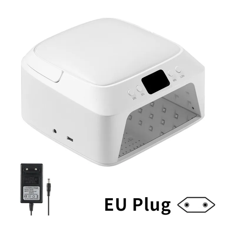 چراغ UV پرقدرت خشک‌کن سریع لاک ژل دو دست با طراحی یک‌خطی و قابل حمل