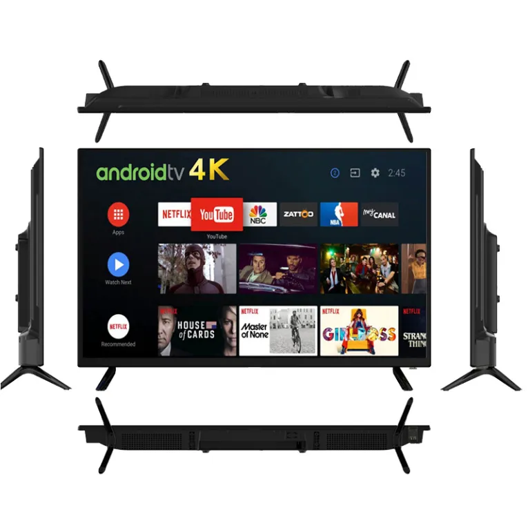تلویزیون OLED بدون قاب تمامصفحه 55 اینچ 65 اینچ 75 اینچ 100 اینچ تلویزیون هوشمند LCD