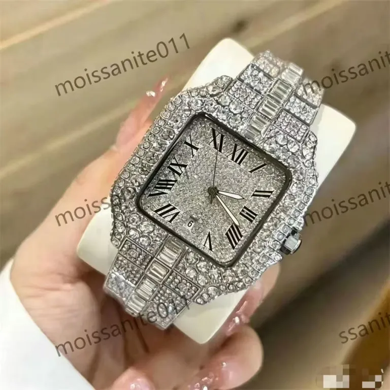 2025 ساعت مردانه باکیفیت تمام الماس AP، پرفروش در Dunhuang و AliExpress، شیک و مد روز، موتور کوارتز، عرضه مستقیم از کارخانه