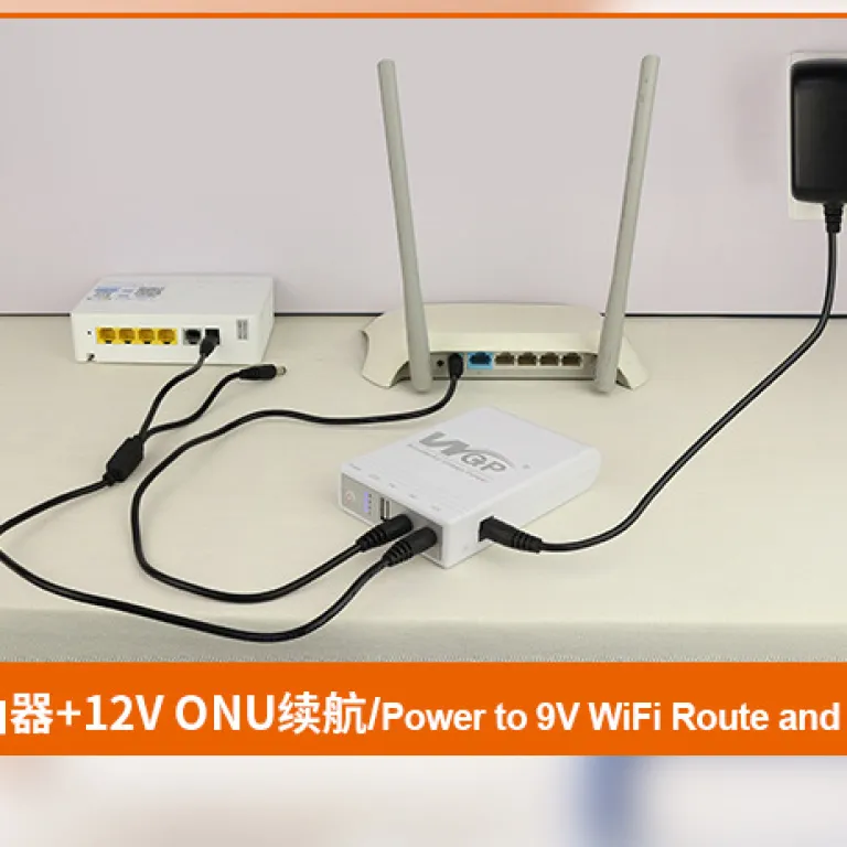 منبع تغذیه بدون وقفه WGP DC12V9v5 مینی UPS پشتیبان DC برای روتر قابل حمل موجودی خارجی