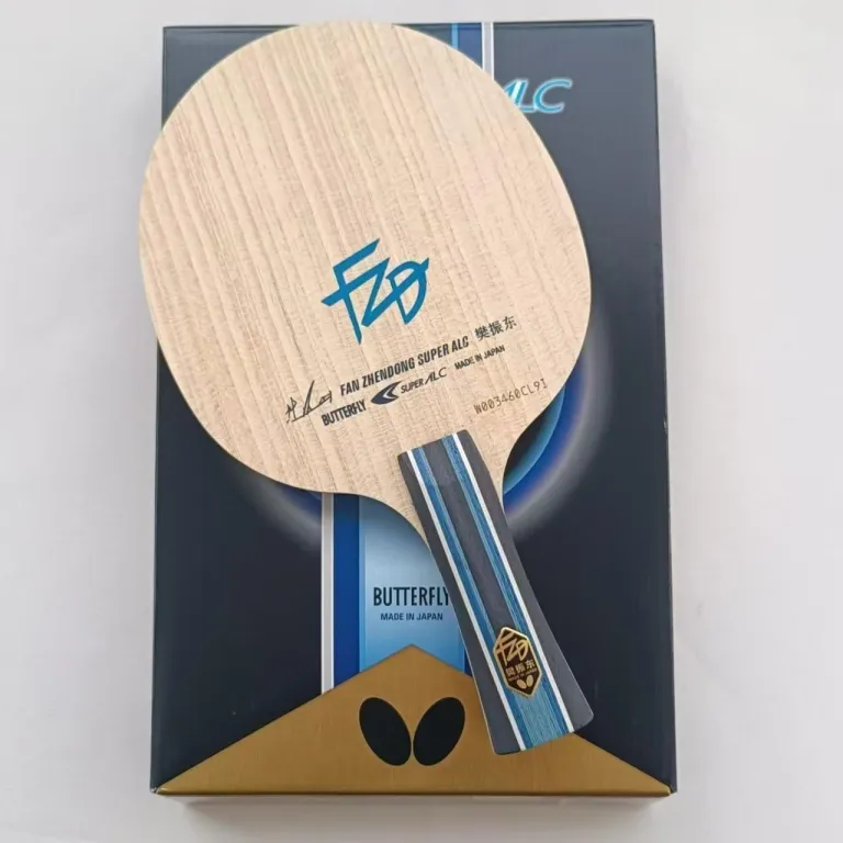 راکت پینگ‌پنگ حرفه‌ای هم‌ساختار فن ژندونگ ALC/SALC دسته افقی و عمودی نشان طلایی و نقره‌ای