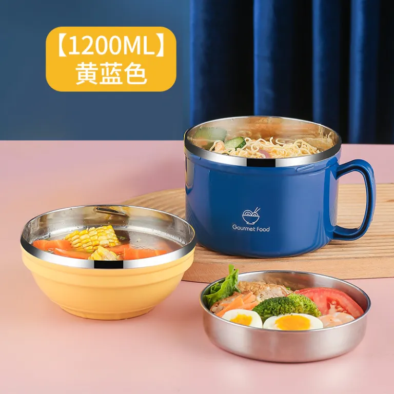 ظرف غذای استیل ضدزنگ 304 با ظرفیت بالا برای کودکان و دانش‌آموزان، مناسب ناهار مدرسه، سلف سرویس و فست‌فود