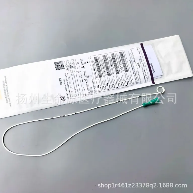 کاتتر J شکل هوآمی، کاتتر J تکی و دوتایی، کاتتر تخلیه ادرار حالب نوع J با مواد وارداتی و سیم راهنمای گورخری استریل