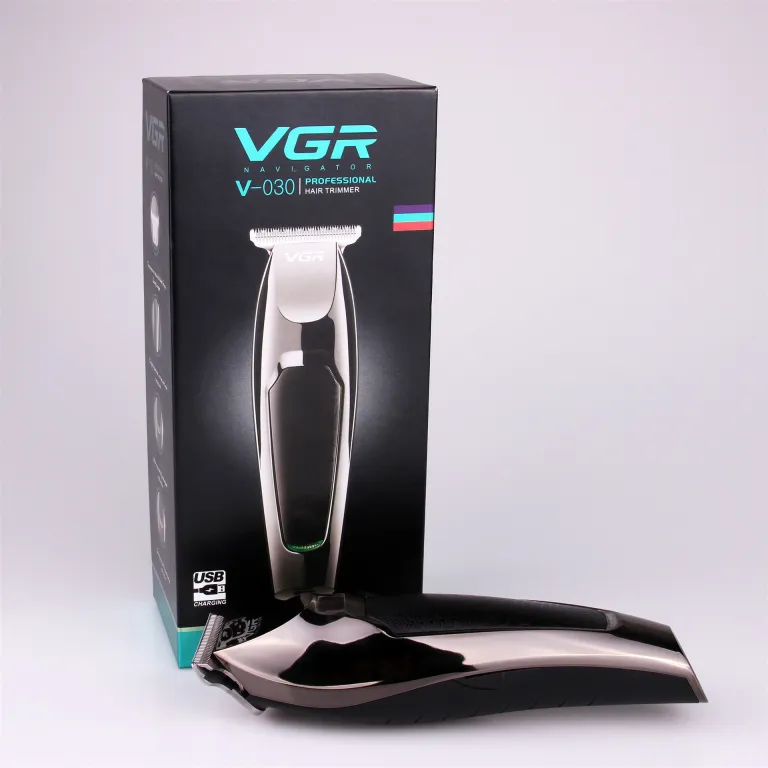 VGR V-030 ماشین اصلاح موی شارژی USB مخصوص مدل موی پومپادور، مناسب صادرات و اصلاح سر