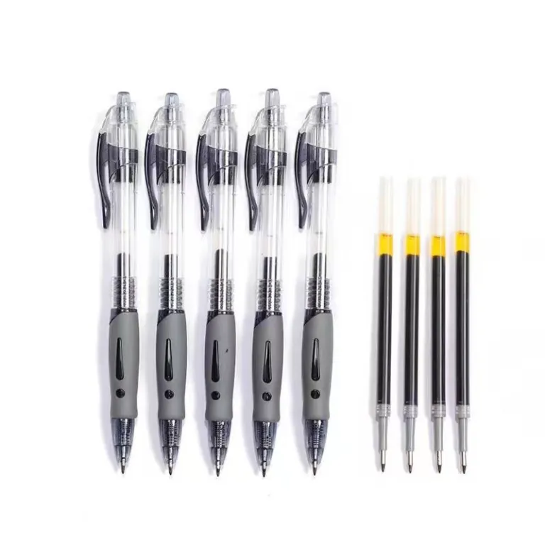 خودکار فشاری 0.5mm نوک ساچمه‌ای اداری دانش‌آموزی امتحانی جوهر کربن مشکی فروش مستقیم کارخانه