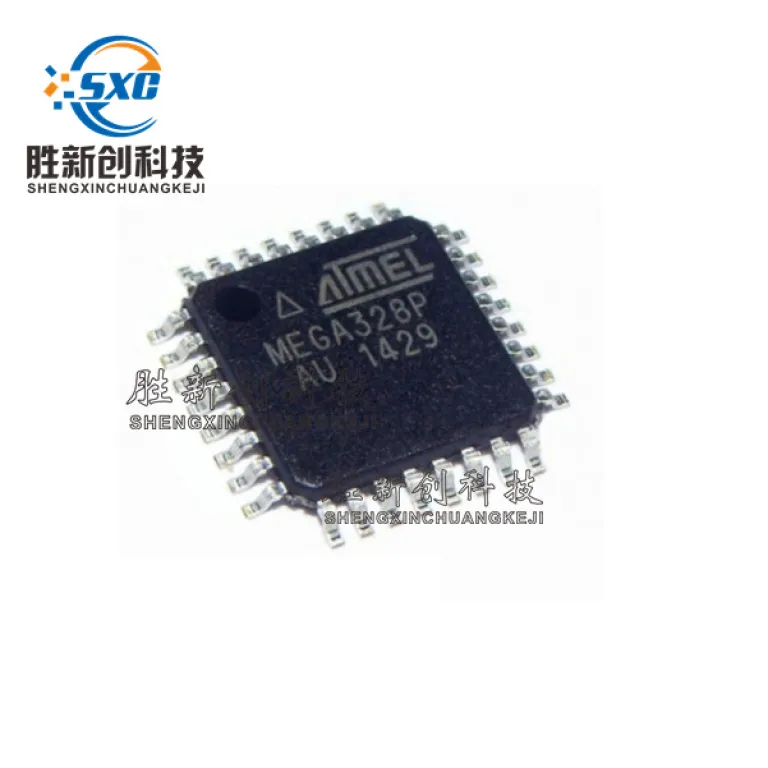 نو و اورجینال ATMEGA328P-AU بسته‌بندی DIP-28 32K حافظه فلش میکروکنترلر 8 بیتی تراشه همراه با لیست قطعات