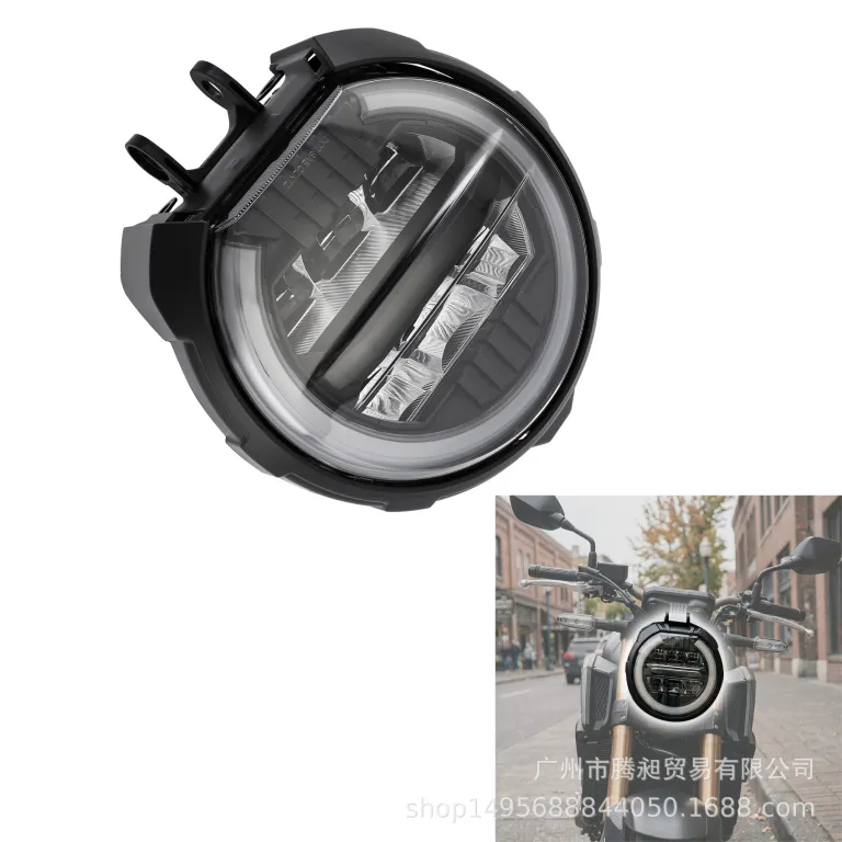 چراغ جلو LED گرد مناسب هوندا CB650R CB1000R با نور دوگانه