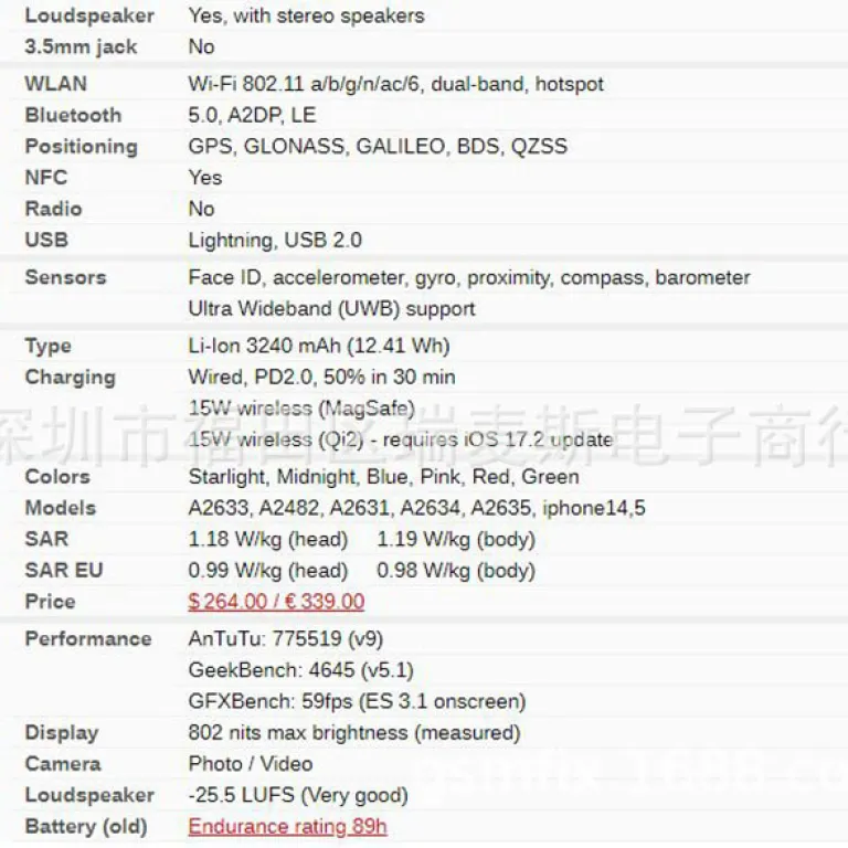 Phone13 اورجینال 13 گوشی دو سیم‌کارت 5G گوشی یدکی گوشی صادراتی