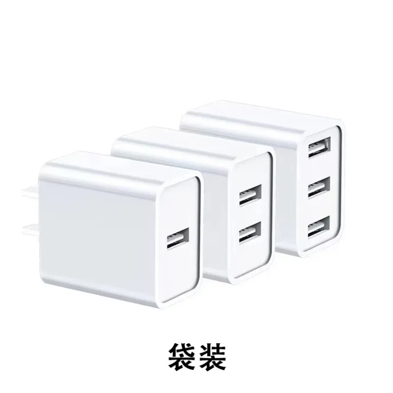 5V2A شارژر 3C دارای گواهینامه، شارژر سریع USB چند پورت دوگانه برای موبایل، آداپتور برق چند خروجی
