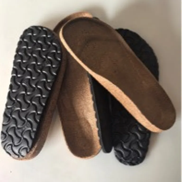 زیره چوب پنبهای، زیره Birkenstock، بستر چوب پنبهای، زیره کفش چوب پنبهای، زیره صندل چوب پنبهای