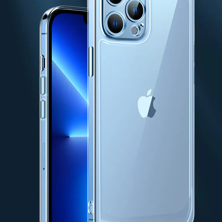 قاب گوشی اپل 18 شفاف نرم iphone17 ضد ضربه چهار گوشه باریک 15 محافظ فضایی 16pro14