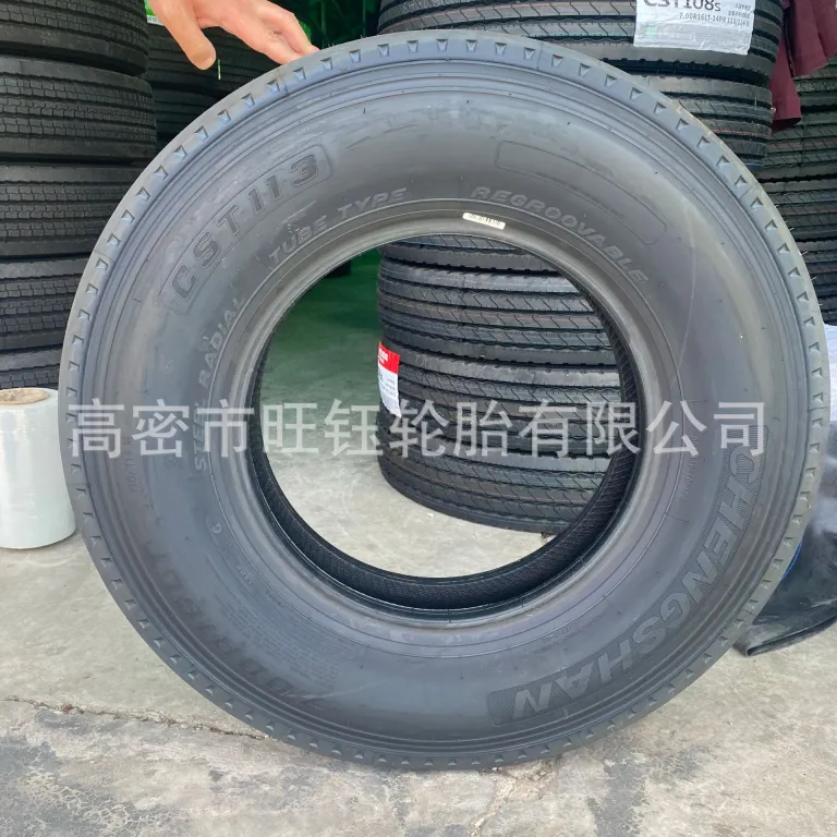 تایر چنگشان 700R16 تایر تمامسیمی باری و وانت سبک 750R16 LT تایر کامیون جیانگلینگ شوند