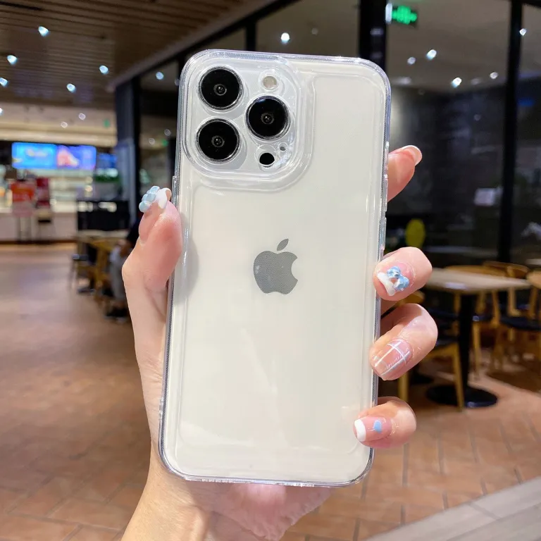 قاب شفاف گوشی اپل 17promax ضد سقوط iphone16tpu با پوشش کامل فضایی 15 13