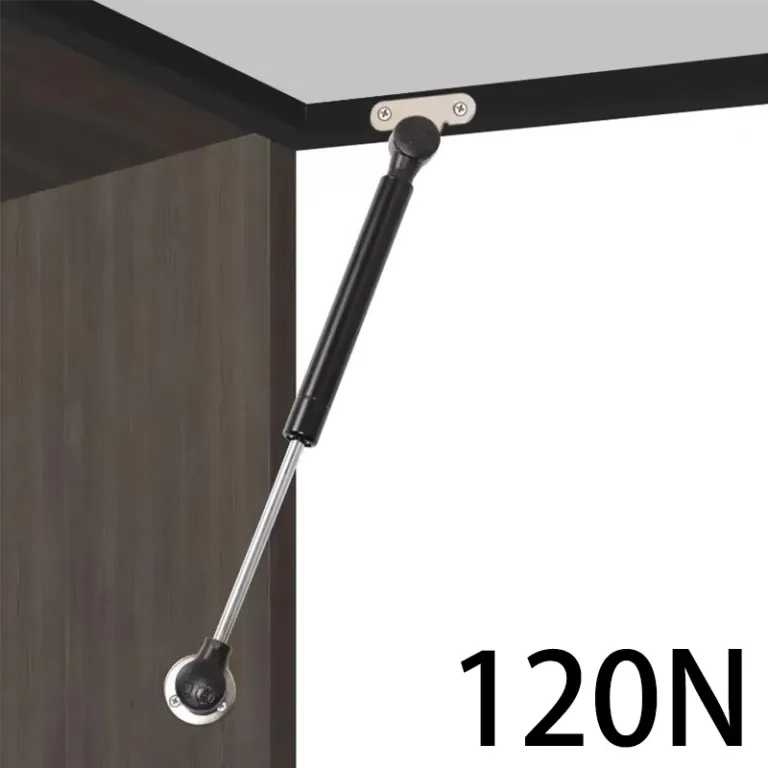 جک آرام‌بند درب کابینت شیشه‌ای، میله پنوماتیک بالابر درب، ضربه‌گیر هیدرولیک کوتاه، توقف در هر موقعیت، تولید کارخانه